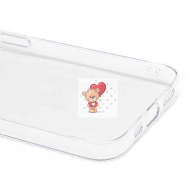 Чехол-накладка для Apple iPhone 16e (прозрачный) - PC073 с закрытой камерой