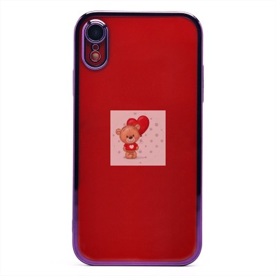 Чехол-накладка для Apple iPhone XR (фиолетовый) - PC073 с закрытой камерой