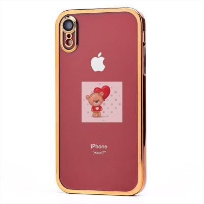 Чехол-накладка для Apple iPhone XR (желтый) - PC073 с закрытой камерой