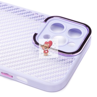 Чехол-накладка для Apple iPhone 12 Pro Max (светло-фиолетовый) - PC077 Чехол-накладка для Apple iPhone 12 Pro Max (светло-фиолетовый) - PC077