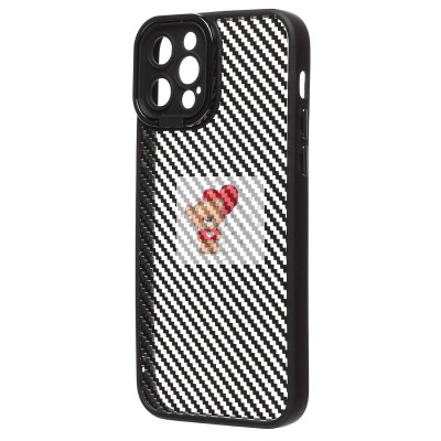 Чехол-накладка для Apple iPhone 12 Pro (черный) - PC077 Чехол-накладка для Apple iPhone 12 Pro (черный) - PC077