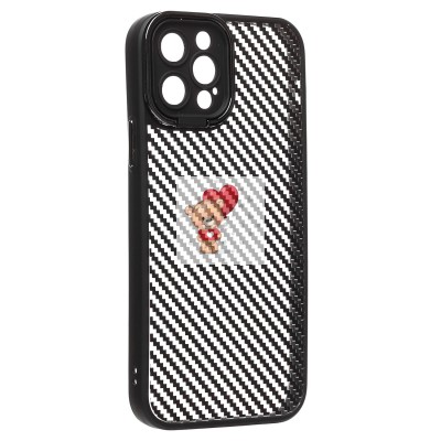 Чехол-накладка для Apple iPhone 12 Pro (черный) - PC077 Чехол-накладка для Apple iPhone 12 Pro (черный) - PC077