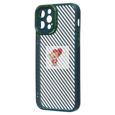 Чехол-накладка для Apple iPhone 12 Pro (темно-зеленый) - PC077 Чехол-накладка для Apple iPhone 12 Pro (темно-зеленый) - PC077