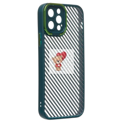 Чехол-накладка для Apple iPhone 12 Pro (темно-зеленый) - PC077 Чехол-накладка для Apple iPhone 12 Pro (темно-зеленый) - PC077