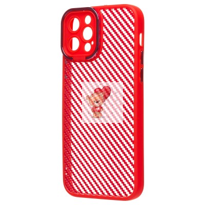 Чехол-накладка для Apple iPhone 12 Pro (красный) - PC077 Чехол-накладка для Apple iPhone 12 Pro (красный) - PC077