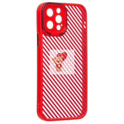 Чехол-накладка для Apple iPhone 12 Pro (красный) - PC077 Чехол-накладка для Apple iPhone 12 Pro (красный) - PC077