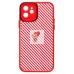 Чехол-накладка для Apple iPhone 12 (красный) - PC077