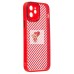 Чехол-накладка для Apple iPhone 12 (красный) - PC077