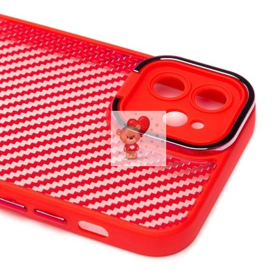 Чехол-накладка для Apple iPhone 12 (красный) - PC077