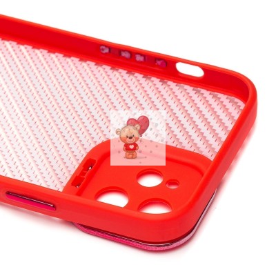 Чехол-накладка для Apple iPhone 12 (красный) - PC077