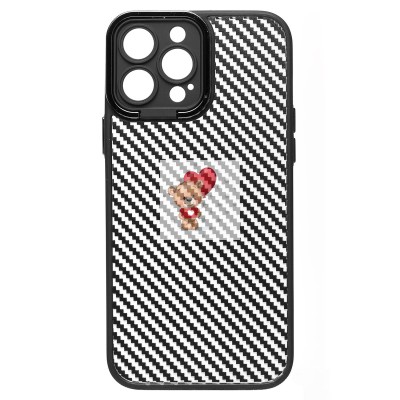 Чехол-накладка для Apple iPhone 13 Pro Max (черный) - PC077