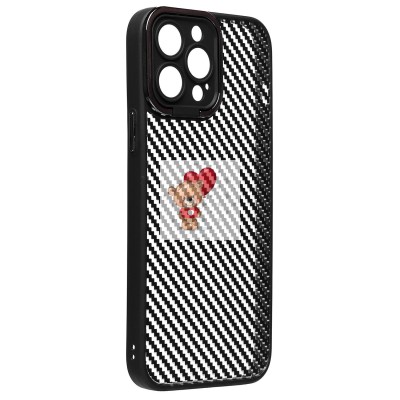 Чехол-накладка для Apple iPhone 13 Pro Max (черный) - PC077