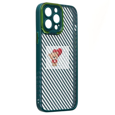 Чехол-накладка для Apple iPhone 13 Pro Max (темно-зеленый) - PC077