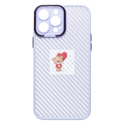 Чехол-накладка для Apple iPhone 13 Pro Max (светло-фиолетовый) - PC077 Чехол-накладка для Apple iPhone 13 Pro Max (светло-фиолетовый) - PC077