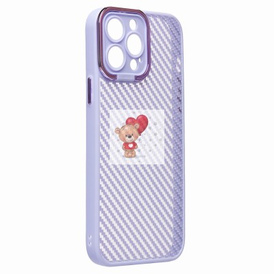 Чехол-накладка для Apple iPhone 13 Pro Max (светло-фиолетовый) - PC077 Чехол-накладка для Apple iPhone 13 Pro Max (светло-фиолетовый) - PC077