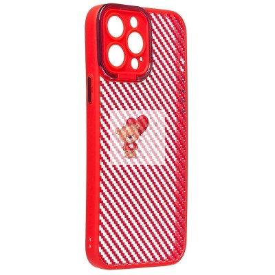 Чехол-накладка для Apple iPhone 13 Pro Max (красный) - PC077