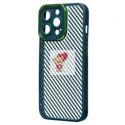 Чехол-накладка для Apple iPhone 13 Pro (темно-зеленый) - PC077 Чехол-накладка для Apple iPhone 13 Pro (темно-зеленый) - PC077