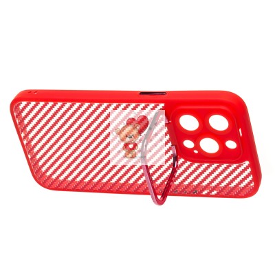 Чехол-накладка для Apple iPhone 13 Pro (красный) - PC077