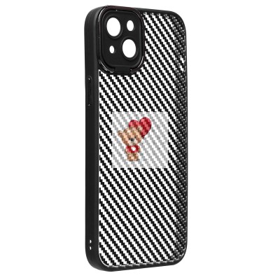 Чехол-накладка для Apple iPhone 14 Plus (черный) - PC077