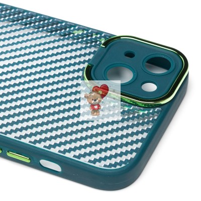 Чехол-накладка для Apple iPhone 14 Plus (темно-зеленый) - PC077