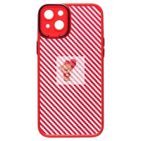 Чехол-накладка для Apple iPhone 14 Plus (красный) - PC077 Чехол-накладка для Apple iPhone 14 Plus (красный) - PC077