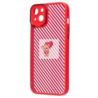 Чехол-накладка для Apple iPhone 14 Plus (красный) - PC077 Чехол-накладка для Apple iPhone 14 Plus (красный) - PC077