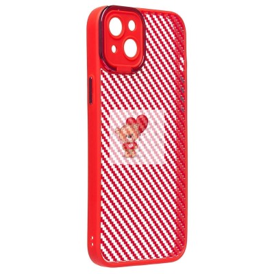 Чехол-накладка для Apple iPhone 14 Plus (красный) - PC077 Чехол-накладка для Apple iPhone 14 Plus (красный) - PC077