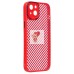Чехол-накладка для Apple iPhone 14 Plus (красный) - PC077 Чехол-накладка для Apple iPhone 14 Plus (красный) - PC077