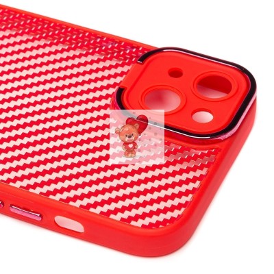 Чехол-накладка для Apple iPhone 14 Plus (красный) - PC077 Чехол-накладка для Apple iPhone 14 Plus (красный) - PC077