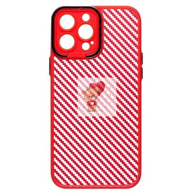 Чехол-накладка для Apple iPhone 14 Pro Max (красный) - PC077 Чехол-накладка для Apple iPhone 14 Pro Max (красный) - PC077