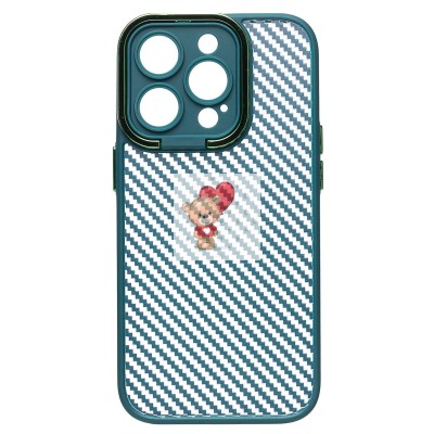 Чехол-накладка для Apple iPhone 14 Pro (темно-зеленый) - PC077