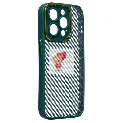 Чехол-накладка для Apple iPhone 14 Pro (темно-зеленый) - PC077 Чехол-накладка для Apple iPhone 14 Pro (темно-зеленый) - PC077