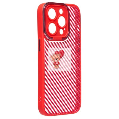 Чехол-накладка для Apple iPhone 14 Pro (красный) - PC077