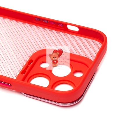 Чехол-накладка для Apple iPhone 14 Pro (красный) - PC077