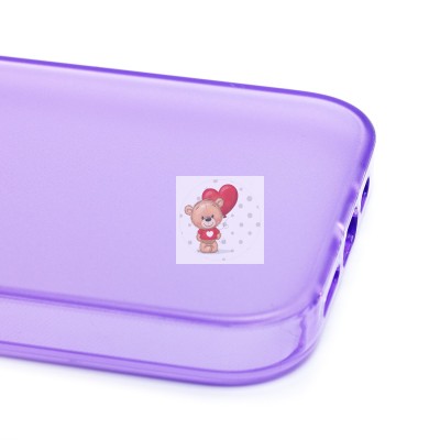 Чехол-накладка для Apple iPhone 14 Pro (фиолетовый) - PC079