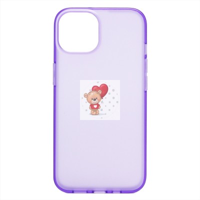 Чехол-накладка для Apple iPhone 14 (фиолетовый) - PC079