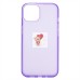 Чехол-накладка для Apple iPhone 14 (фиолетовый) - PC079