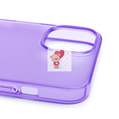 Чехол-накладка для Apple iPhone 14 (фиолетовый) - PC079