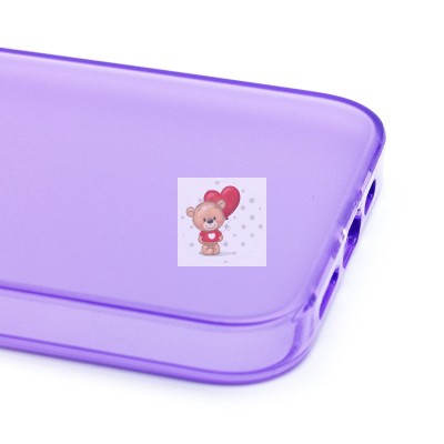 Чехол-накладка для Apple iPhone 14 (фиолетовый) - PC079