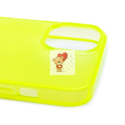 Чехол-накладка для Apple iPhone 14 (желтый) - PC079