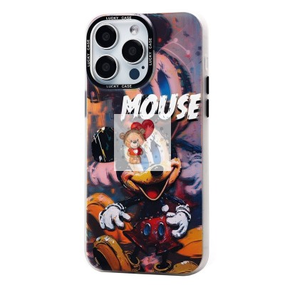 Чехол-накладка для Apple iPhone 15 Pro Max - (006) (многоцветный) - PC081