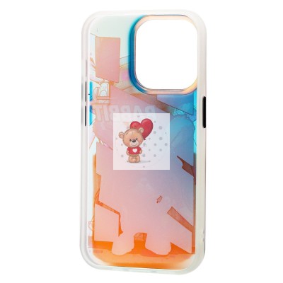 Чехол-накладка для Apple iPhone 15 Pro - (005) (многоцветный) - PC081