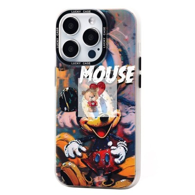 Чехол-накладка для Apple iPhone 15 Pro - (006) (многоцветный) - PC081