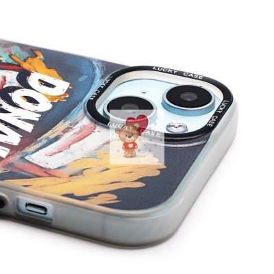 Чехол-накладка для Apple iPhone 15 - (003) (многоцветный) - PC081