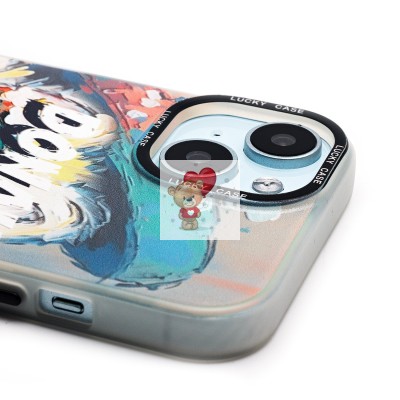 Чехол-накладка для Apple iPhone 15 - (004) (многоцветный) - PC081