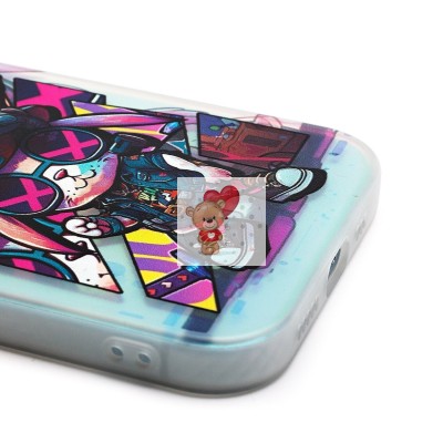 Чехол-накладка для Apple iPhone 15 - (005) (многоцветный) - PC081 Чехол-накладка для Apple iPhone 15 - (005) (многоцветный) - PC081