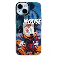 Чехол-накладка для Apple iPhone 15 - (006) (многоцветный) - PC081 Чехол-накладка для Apple iPhone 15 - (006) (многоцветный) - PC081