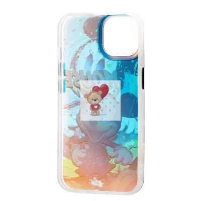 Чехол-накладка для Apple iPhone 15 - (006) (многоцветный) - PC081 Чехол-накладка для Apple iPhone 15 - (006) (многоцветный) - PC081