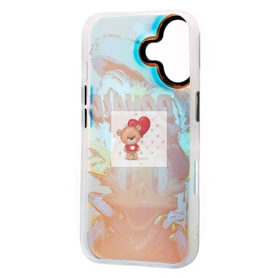 Чехол-накладка для Apple iPhone 16 - (004) (многоцветный) - PC081