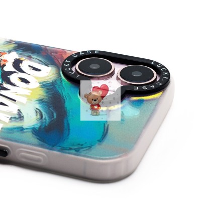 Чехол-накладка для Apple iPhone 16 - (004) (многоцветный) - PC081